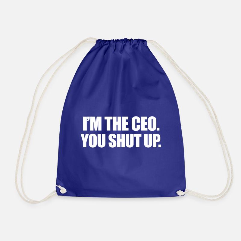 I´m the ceo - Turnbeutel - Königsblau