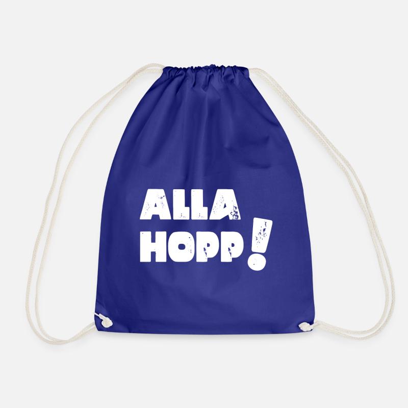 Alla Hopp! - Turnbeutel - Königsblau