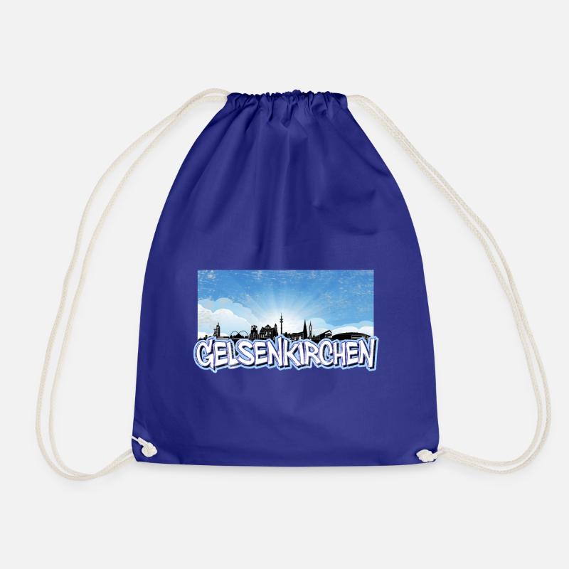 Gelsenkirchen Skyline - Turnbeutel - Königsblau