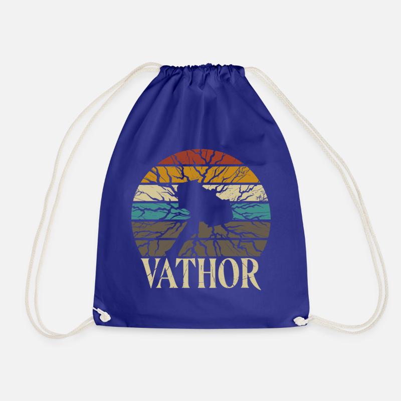 Fathor Vathor Vater Thor Hammer Vatertag Geschenk - Turnbeutel - Königsblau