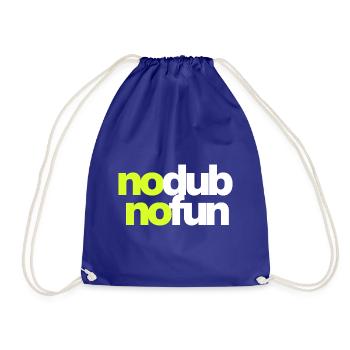 No Dub No Fun - Turnbeutel - Königsblau - Vorne