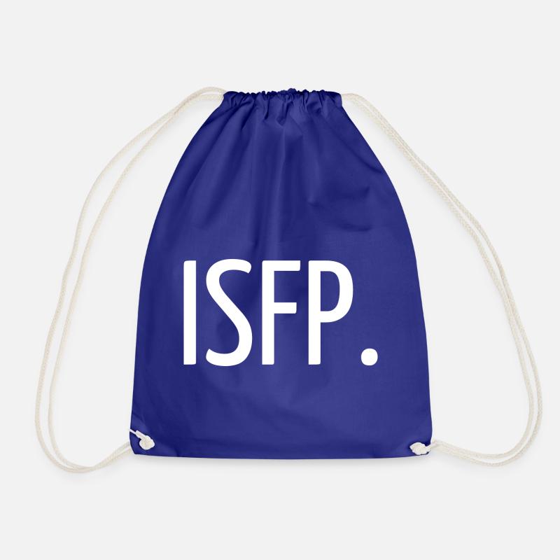ISFP. - Drawstring Bag - royal blue