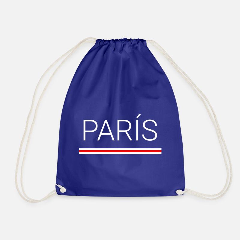 Paris (Paris) - Turnbeutel - Königsblau