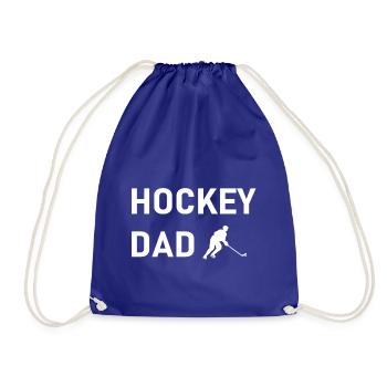 Hockey Dad - Turnbeutel - Königsblau - Vorne