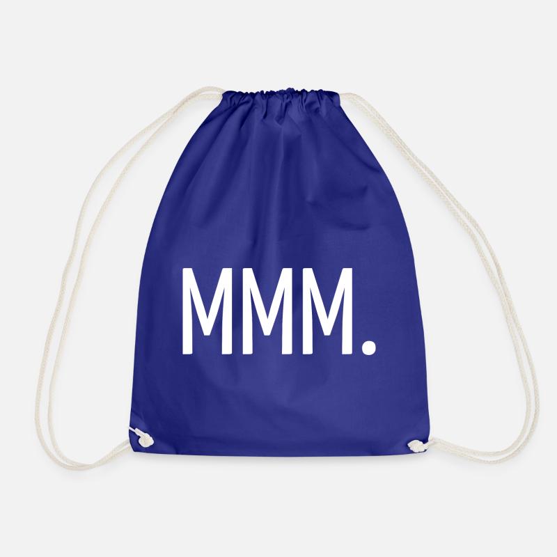 MMM. - Drawstring Bag - royal blue