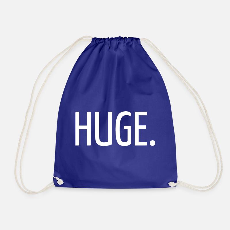 Huge - Drawstring Bag - royal blue