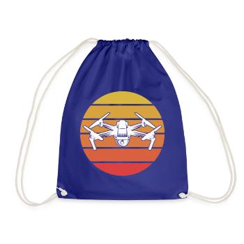 Cadeau de pilote de drone drone - Sac de sport léger - bleu roi - Devant
