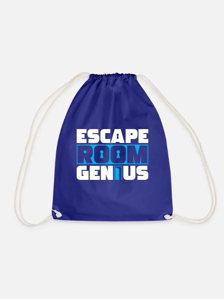 Escape Room Genius - Turnbeutel - Königsblau