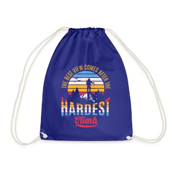 Randonneur Alpiniste Montagnes d’escalade - Sac de sport léger - bleu roi - Devant