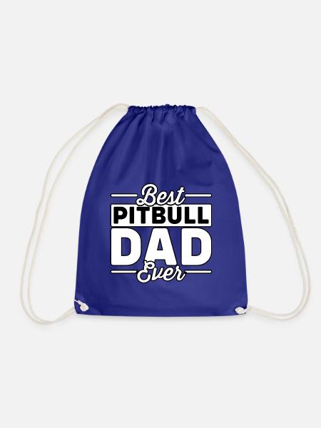 Best Pitbull Dad ever - Turnbeutel - Königsblau