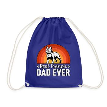 Meilleur papa français de tous les temps - Sac de sport léger - bleu roi - Devant