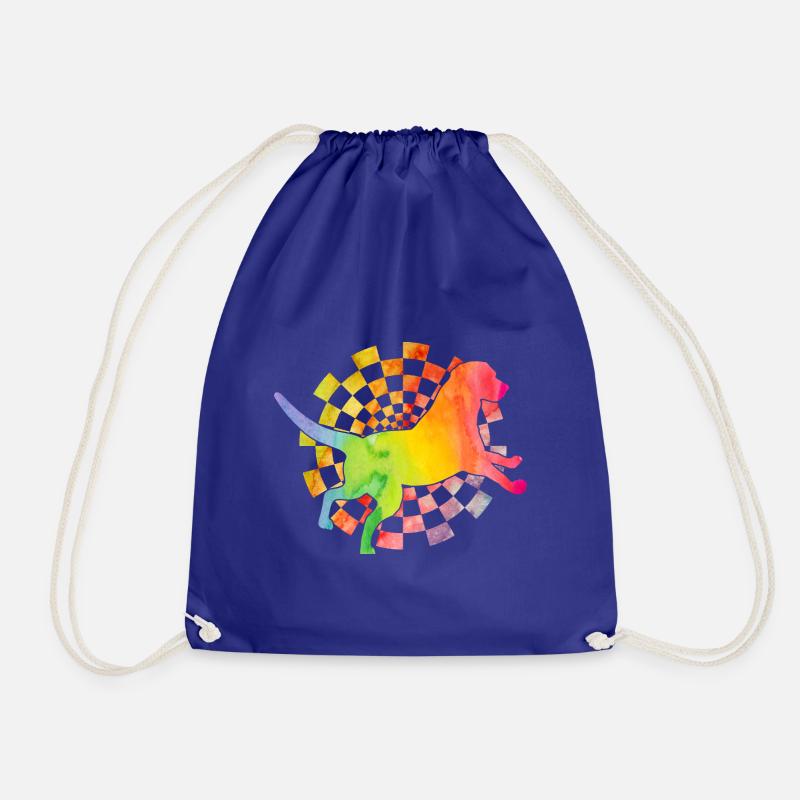 Labrador Rétro - Sac de sport léger - bleu roi