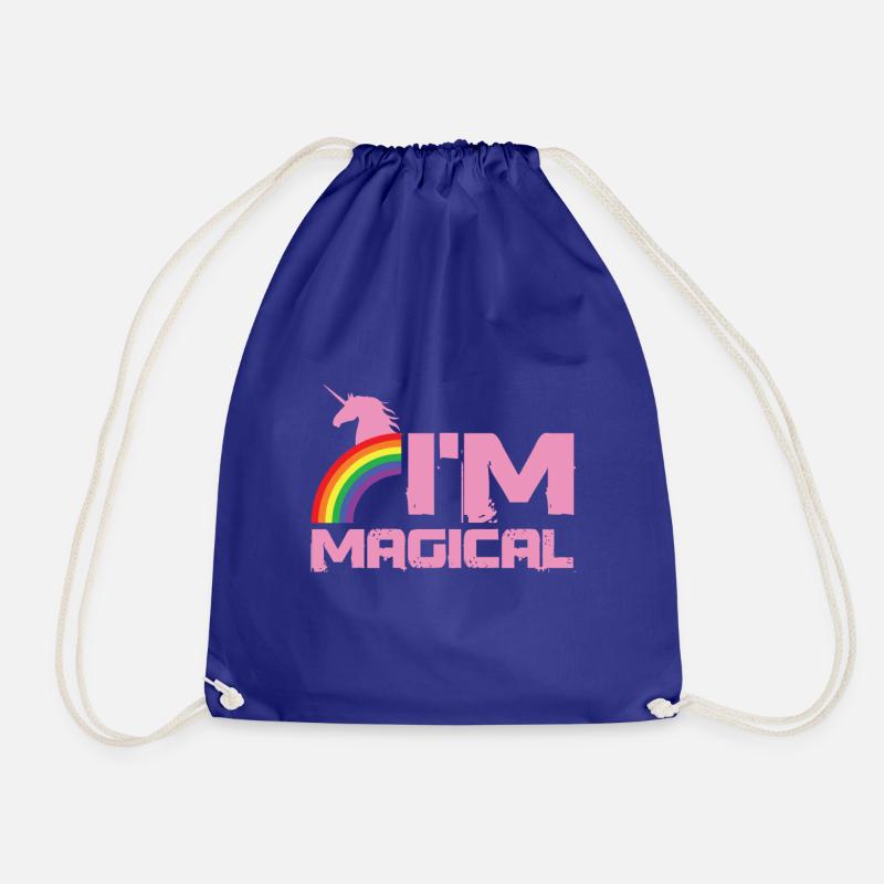 ich bin magisch einhörner regenbogen geschenk - Turnbeutel - Königsblau