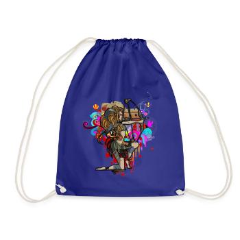 Archery - Drawstring Bag - royal blue - Front