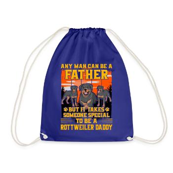 Rottweiler Daddy - Drawstring Bag - royal blue - Front