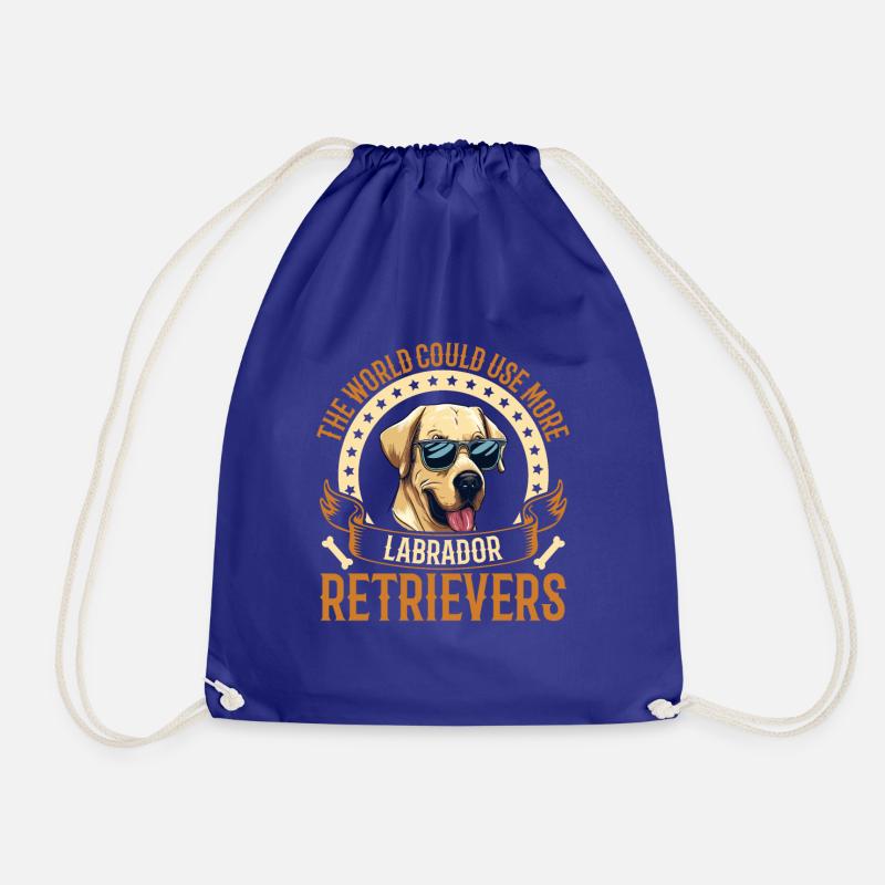 The world could use more Labrador Retrievers - Turnbeutel - Königsblau