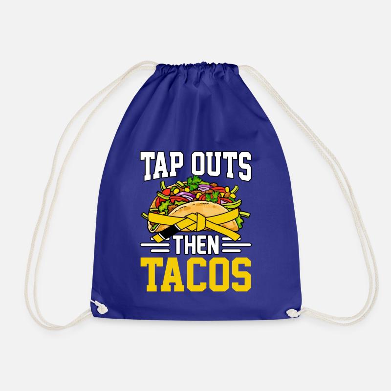 Tap Outs then Tacos BJJ - Turnbeutel - Königsblau