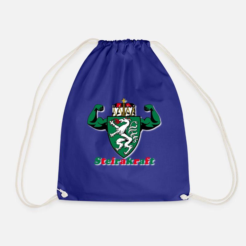 Steirakraft Steiermark Steirer Wappen Geschenkidee - Turnbeutel - Königsblau