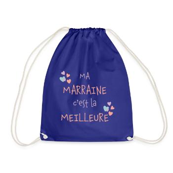 Ma marraine c'est la meilleure - Sac de sport léger - bleu roi - Devant