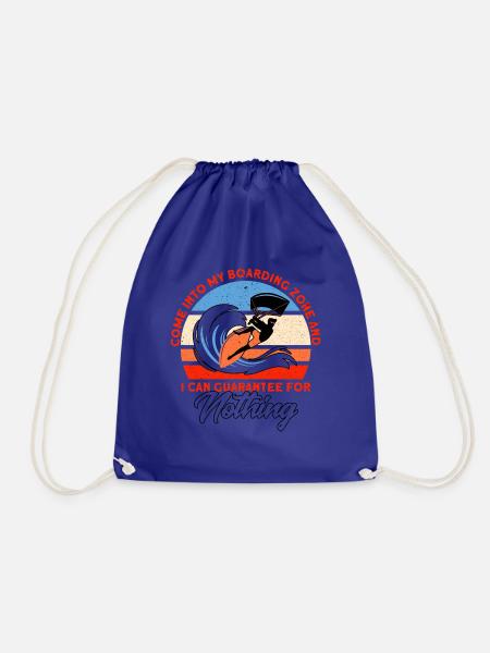 Kiteboarder Kitesurfer Kiten Kiteboard Geschenk - Turnbeutel - Königsblau