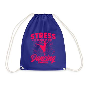 Ballerina Ballet Dance Ballet Dance Gift - Drawstring Bag - royal blue - Front