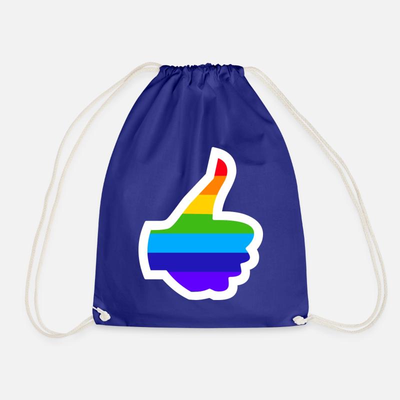 Thumbs up 2 - Drawstring Bag - royal blue