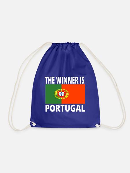 Portugal Urlaub Sommer Ferien T-Shirt Geschenkidee - Turnbeutel - Königsblau