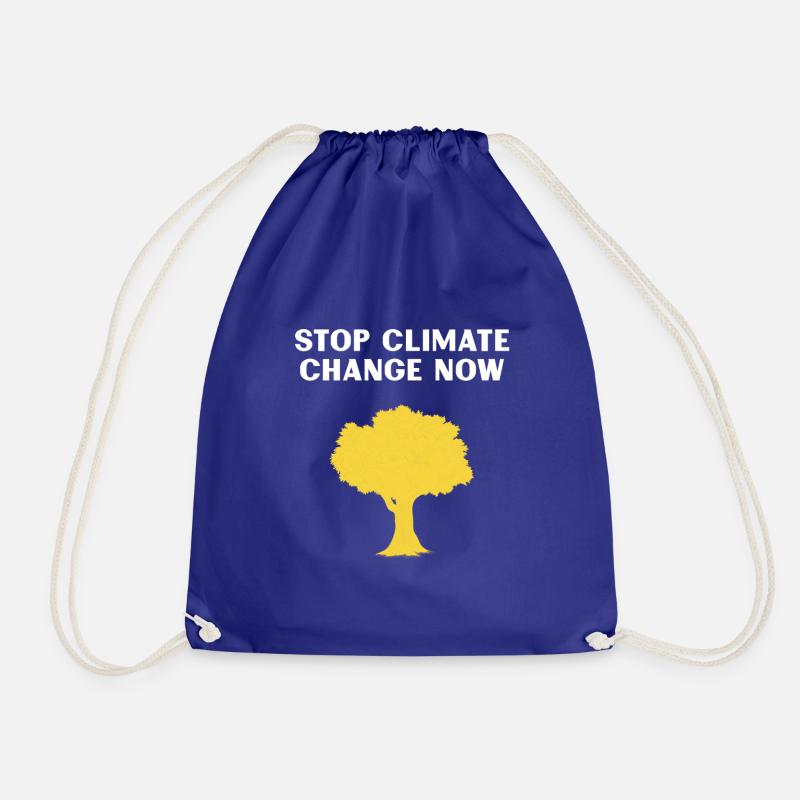 Climate activist Climate activist Stop climate change - Drawstring Bag - royal blue