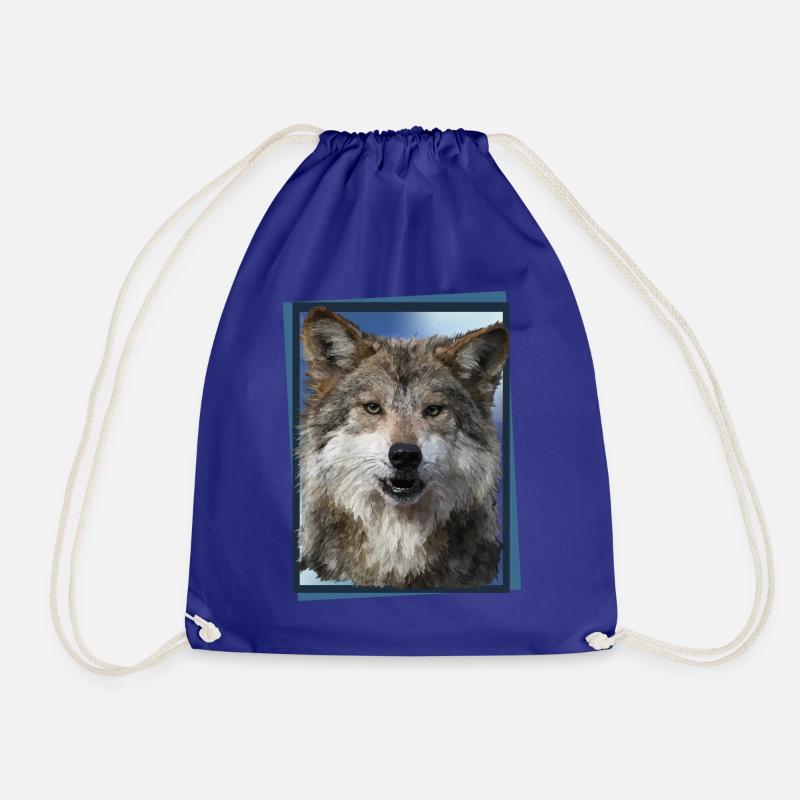 Wolf - Turnbeutel - Königsblau