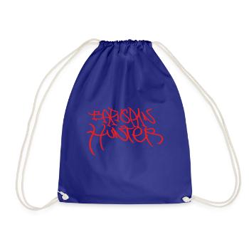 Gift idea for thrifty child - Drawstring Bag - royal blue - Front
