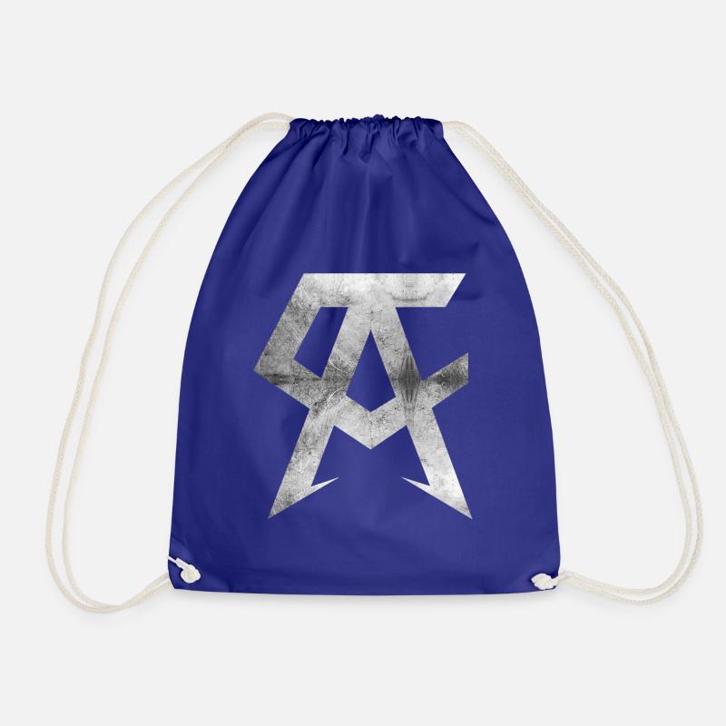 Canelo Eroded - Drawstring Bag - royal blue