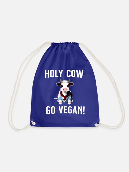 Holy cow - sweet cow - Drawstring Bag - royal blue