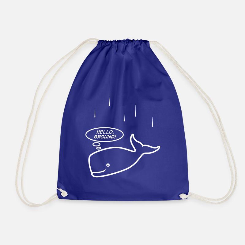 Hello ground! - Hitchhiker's guide to the galaxy - Drawstring Bag - royal blue