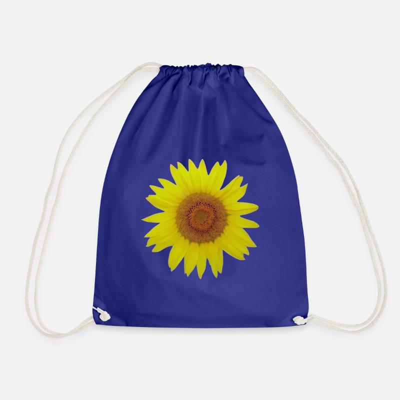 Sunflower - Drawstring Bag - royal blue