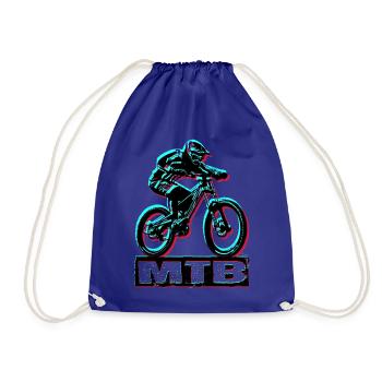 MTB Bike - Turnbeutel - Königsblau - Vorne