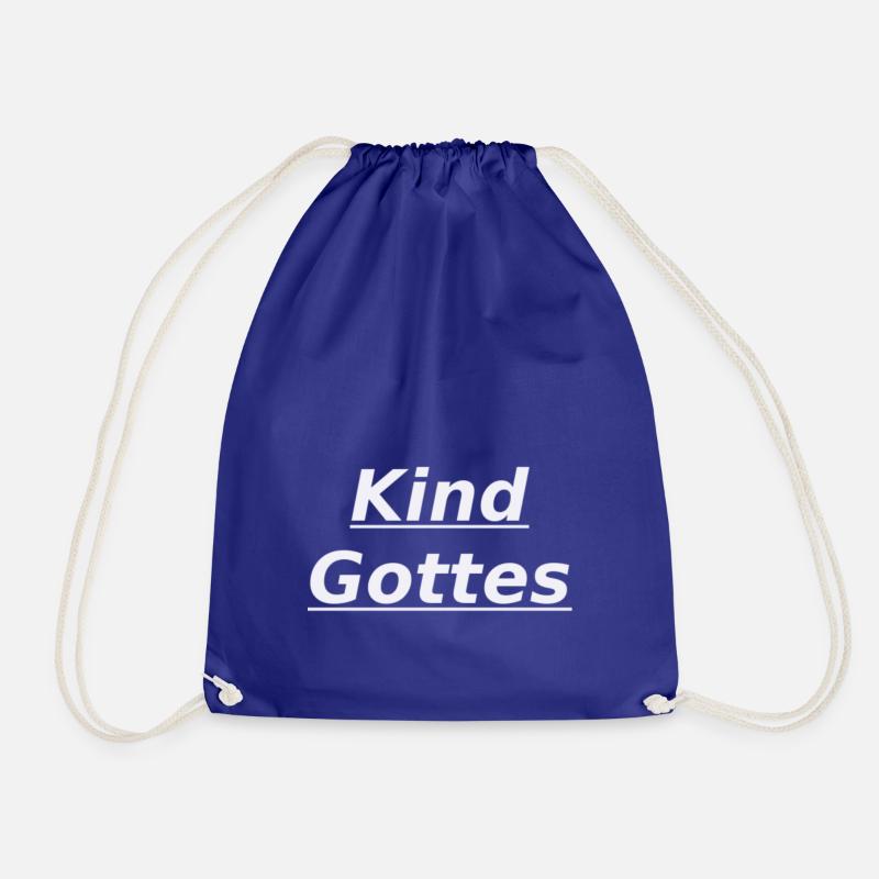 Kind Gottes - Turnbeutel - Königsblau