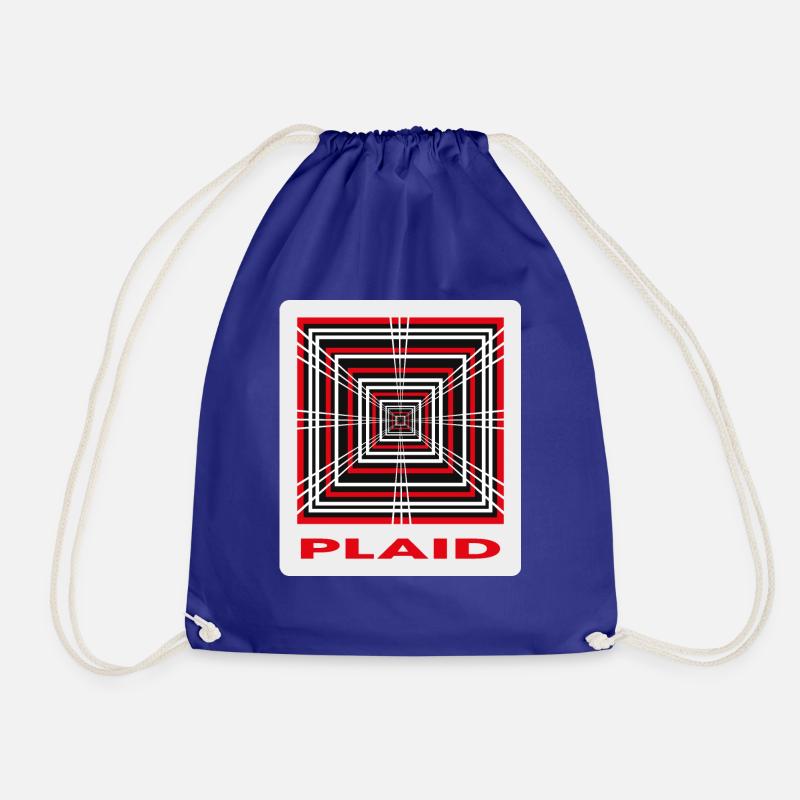 Plaid - Elektrisch - E Auto - Turnbeutel - Königsblau