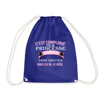 Danse orientale - Sac de sport léger - bleu roi - Devant