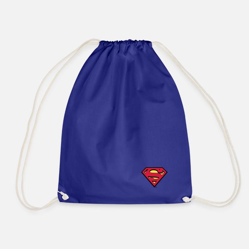 Superman kleines Logo S-Shield - Turnbeutel - Königsblau