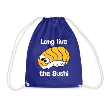 Long live the Sushi - Turnbeutel - Königsblau - Vorne