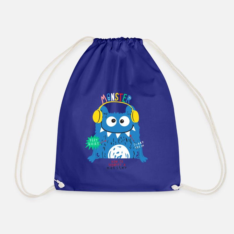 Comment identifier un monstre - Sac de sport léger - bleu roi