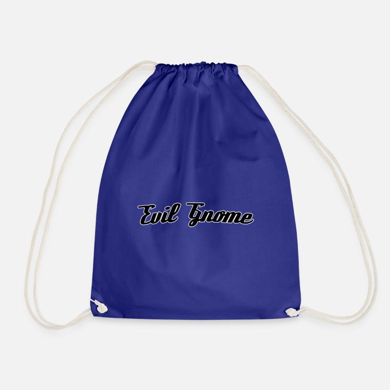 Evil gnome - Drawstring Bag - royal blue