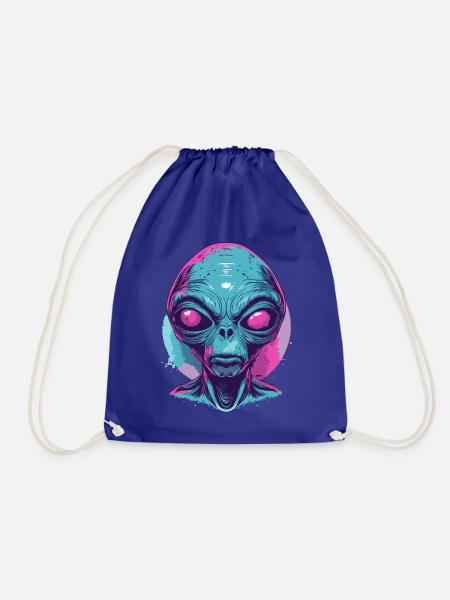 Alien - Turnbeutel - Königsblau