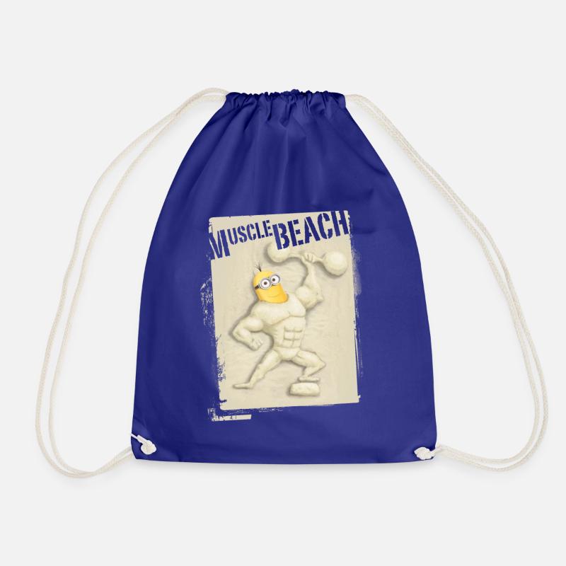 Minions Kevin Muscle Beach - Drawstring Bag - royal blue