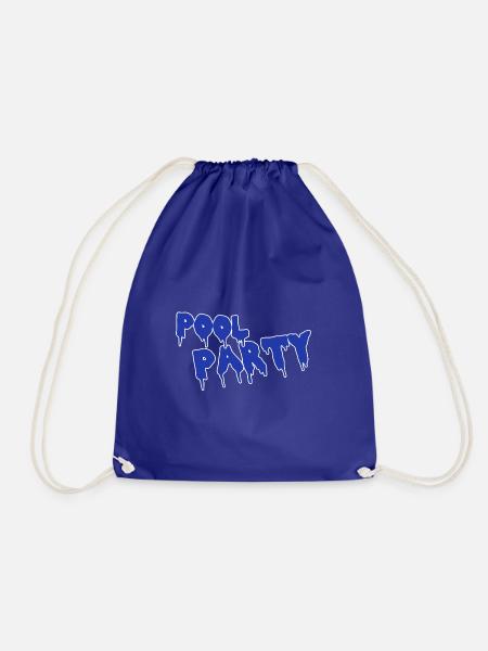 Pool party - Turnbeutel - Königsblau