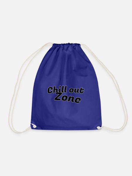 Chill out zone - Turnbeutel - Königsblau