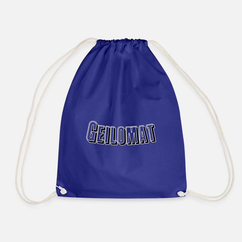 Geilomat - Drawstring Bag - royal blue