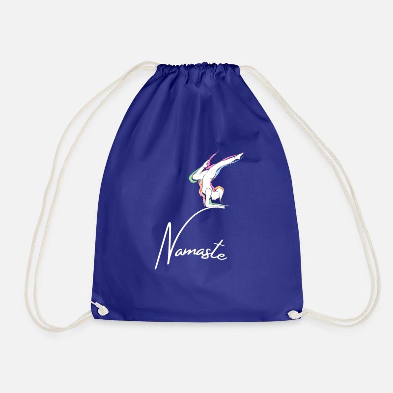 Namaste - Drawstring Bag - royal blue