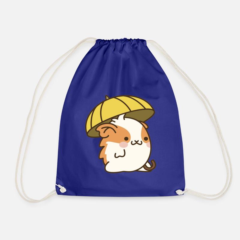 Umbrella Hamster - Drawstring Bag - royal blue
