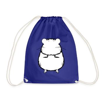 Hamster mignon animal rongeur animaux vecteur animal 14 - Sac de sport léger - bleu roi - Devant